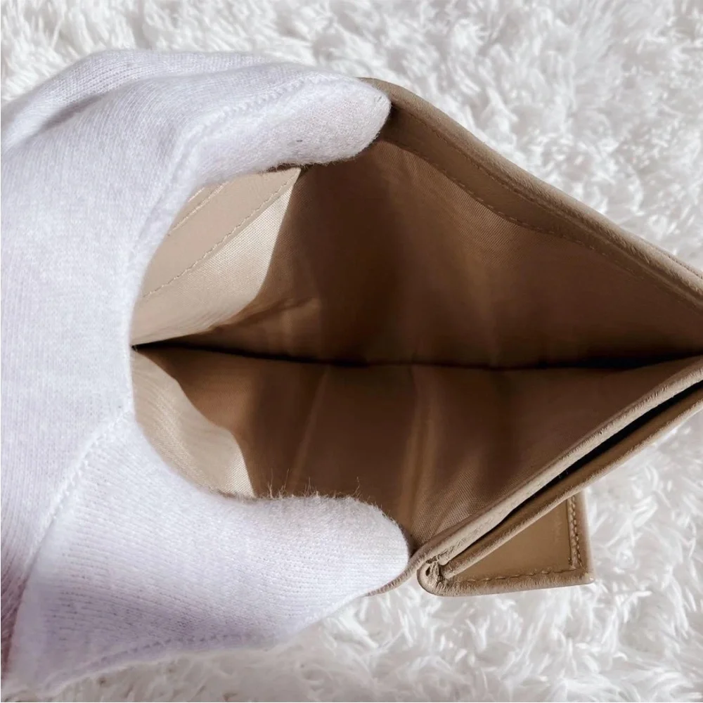 Miu Miu Taupe Quilted Wallet - Picture 8 of 10